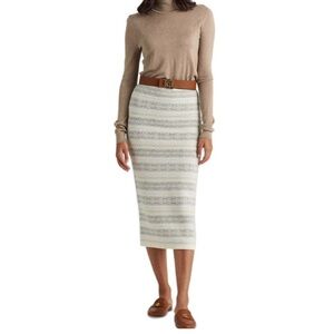 Lauren Ralph Lauren Fair Isle Wool-Blend Skirt M